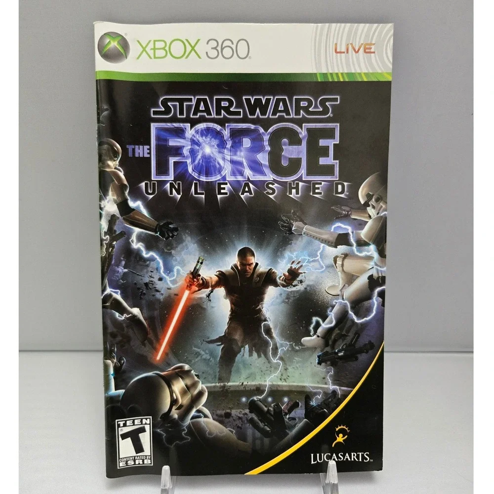 Star Wars: The Force Unleashed 2008 - Microsoft Xbox 360 - CIB W/ Manual Working